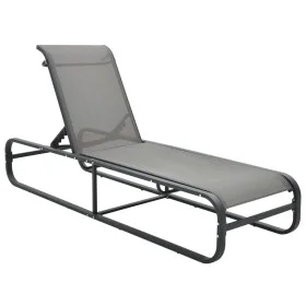Tumbona de aluminio y textilene de vidaXL, Tumbonas - Ref: Foro24-47843, Precio: 110,44 €, Descuento: %