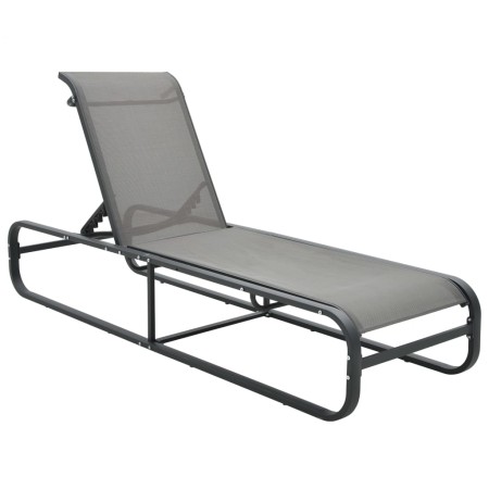 Tumbona de aluminio y textilene de vidaXL, Tumbonas - Ref: Foro24-47843, Precio: 112,74 €, Descuento: %