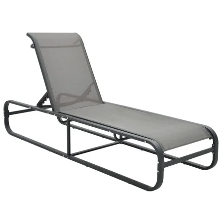 Tumbona de aluminio y textilene de vidaXL, Tumbonas - Ref: Foro24-47843, Precio: 110,44 €, Descuento: %