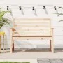 Banco de jardín madera maciza de pino 109x48x91,5 cm de vidaXL, Bancos de jardín - Ref: Foro24-824060, Precio: 79,81 €, Descu...