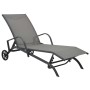 Tumbona de acero y textilene de vidaXL, Tumbonas - Ref: Foro24-47845, Precio: 126,25 €, Descuento: %