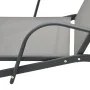 Tumbona de acero y textilene de vidaXL, Tumbonas - Ref: Foro24-47845, Precio: 125,31 €, Descuento: %