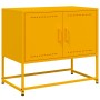 Mueble para TV de acero amarillo mostaza 68,5x39x60,5 cm en Muebles TV | Comprar online en Foru.es