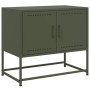 Mueble para TV de acero verde oliva 68,5x39x60,5 cm en Muebles TV | Comprar online en Foru.es
