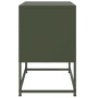 Mueble para TV de acero verde oliva 68,5x39x60,5 cm en Muebles TV | Comprar online en Foru.es