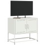 Mueble para TV de acero blanco 68,5x39x60,5 cm en Muebles TV | Comprar online en Foru.es