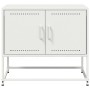 Mueble para TV de acero blanco 68,5x39x60,5 cm en Muebles TV | Comprar online en Foru.es