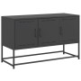 Mueble para TV de acero negro 100,5x39x60,5 cm en Muebles TV | Comprar online en Foru.es