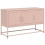 Mueble para TV de acero rosa 100,5x39x60,5 cm en Muebles TV | Comprar online en Foru.es