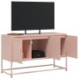 Mueble para TV de acero rosa 100,5x39x60,5 cm en Muebles TV | Comprar online en Foru.es