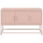 Mueble para TV de acero rosa 100,5x39x60,5 cm en Muebles TV | Comprar online en Foru.es