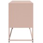 Mueble para TV de acero rosa 100,5x39x60,5 cm en Muebles TV | Comprar online en Foru.es