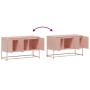 Mueble para TV de acero rosa 100,5x39x60,5 cm en Muebles TV | Comprar online en Foru.es