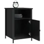 Mesitas de noche 2 uds madera contrachapada negro 40x42x60 cm de vidaXL, Mesitas de noche - Ref: Foro24-825914, Precio: 81,28...