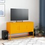 Mueble para TV de acero amarillo mostaza 100,5x39x60,5 cm en Muebles TV | Comprar online en Foru.es