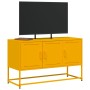 Mueble para TV de acero amarillo mostaza 100,5x39x60,5 cm en Muebles TV | Comprar online en Foru.es