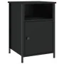 Mesitas de noche 2 uds madera contrachapada negro 40x42x60 cm de vidaXL, Mesitas de noche - Ref: Foro24-825914, Precio: 81,28...