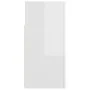 Aparador con luces LED blanco brillante 80x35x75 cm de vidaXL, Aparadores - Ref: Foro24-804334, Precio: 102,83 €, Descuento: %