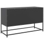 Mueble para TV de acero negro 100,5x39x60,5 cm en Muebles TV | Comprar online en Foru.es