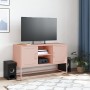 Mueble para TV de acero rosa 100,5x39x60,5 cm en Muebles TV | Comprar online en Foru.es