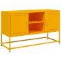 Mueble para TV de acero amarillo mostaza 100,5x39x60,5 cm en Muebles TV | Comprar online en Foru.es