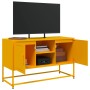 Mueble para TV de acero amarillo mostaza 100,5x39x60,5 cm en Muebles TV | Comprar online en Foru.es