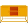 Mueble para TV de acero amarillo mostaza 100,5x39x60,5 cm en Muebles TV | Comprar online en Foru.es
