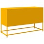 Mueble para TV de acero amarillo mostaza 100,5x39x60,5 cm en Muebles TV | Comprar online en Foru.es