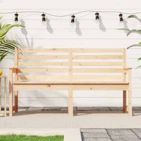 Banco de jardín madera maciza de pino 159,5x48x91,5 cm de vidaXL, Bancos de jardín - Ref: Foro24-824067, Precio: 115,98 €, De...