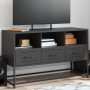 Mueble para TV de acero negro 100,5x39x60,5 cm en Muebles TV | Comprar online en Foru.es