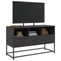 Mueble para TV de acero negro 100,5x39x60,5 cm en Muebles TV | Comprar online en Foru.es
