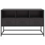 Mueble para TV de acero negro 100,5x39x60,5 cm en Muebles TV | Comprar online en Foru.es