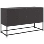 Mueble para TV de acero negro 100,5x39x60,5 cm en Muebles TV | Comprar online en Foru.es