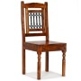 Sillas de comedor 2 uds madera maciza color miel clásico de vidaXL, Sillas de comedor - Ref: Foro24-245644, Precio: 265,58 €,...
