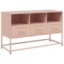 Mueble para TV de acero rosa 100,5x39x60,5 cm en Muebles TV | Comprar online en Foru.es