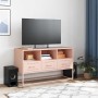 Mueble para TV de acero rosa 100,5x39x60,5 cm en Muebles TV | Comprar online en Foru.es