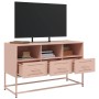 Mueble para TV de acero rosa 100,5x39x60,5 cm en Muebles TV | Comprar online en Foru.es