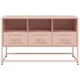 Mueble para TV de acero rosa 100,5x39x60,5 cm en Muebles TV | Comprar online en Foru.es