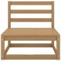 Muebles de jardín 2 piezas marrón miel madera maciza de pino de vidaXL, Conjuntos de jardín - Ref: Foro24-805693, Precio: 146...