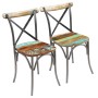Sillas de comedor 2 unidades madera maciza reciclada de vidaXL, Sillas de comedor - Ref: Foro24-243722, Precio: 246,20 €, Des...