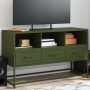Mueble para TV de acero verde oliva 100,5x39x60,5 cm en Muebles TV | Comprar online en Foru.es