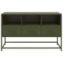 Mueble para TV de acero verde oliva 100,5x39x60,5 cm en Muebles TV | Comprar online en Foru.es