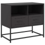 Mueble para TV de acero negro 68x39x60,5 cm en Muebles TV | Comprar online en Foru.es