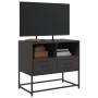 Mueble para TV de acero negro 68x39x60,5 cm en Muebles TV | Comprar online en Foru.es