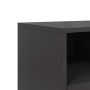 Mueble para TV de acero negro 68x39x60,5 cm en Muebles TV | Comprar online en Foru.es
