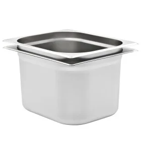 Bandejas Gastronorm 2 unidades GN 1/2 200 mm acero inoxidable de vidaXL, Cubetas para mesas de vapor - Ref: Foro24-50890, Pre...