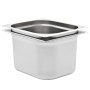 Bandejas Gastronorm 2 unidades GN 1/2 200 mm acero inoxidable de vidaXL, Cubetas para mesas de vapor - Ref: Foro24-50890, Pre...