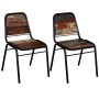 Sillas de comedor 2 unidades madera maciza reciclada de vidaXL, Sillas de comedor - Ref: Foro24-244246, Precio: 216,32 €, Des...