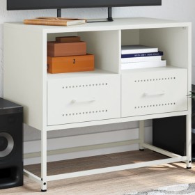 Mueble para TV de acero blanco 68x39x60,5 cm en Muebles TV | Comprar online en Foru.es