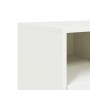 Mueble para TV de acero blanco 68x39x60,5 cm en Muebles TV | Comprar online en Foru.es